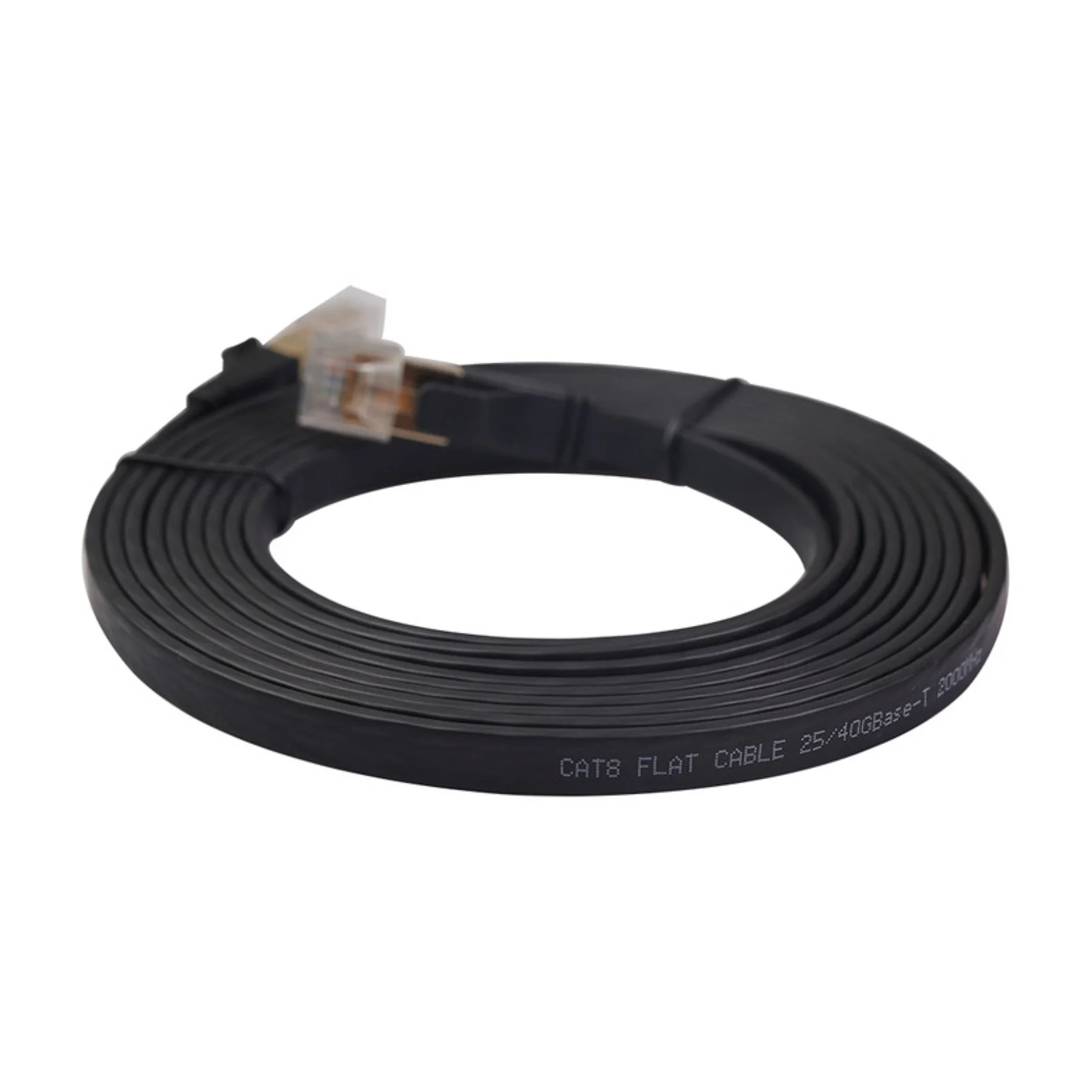 Плоский CAT8 RJ45 40 Гбит/с супер Скорость маршрутизации кабельной сети Ethernet сетевой
