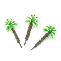model toy 4cm model miniature scale palm tree for architecture plastic palm tree model miniature scale palm tree for sea scenery