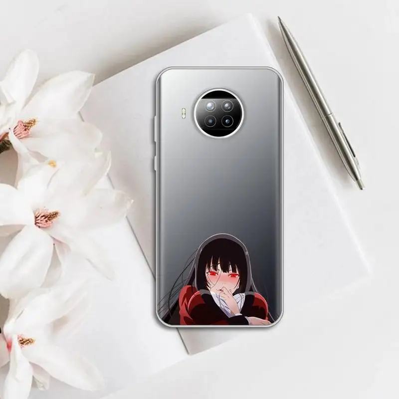 

Crazy Excitement Manga Kakegurui Phone Case Transparent for Xiaomi mi Redmi note 10 t 8 9 pro lite 11 Samsung S 8 9 10 20