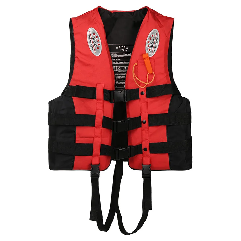 Universal Outdoor Swimming Boating Ski Drifting Vest Survival Suit Polyester Life Jacket for Adult Kids with Whistle S-XXXL | Спорт и