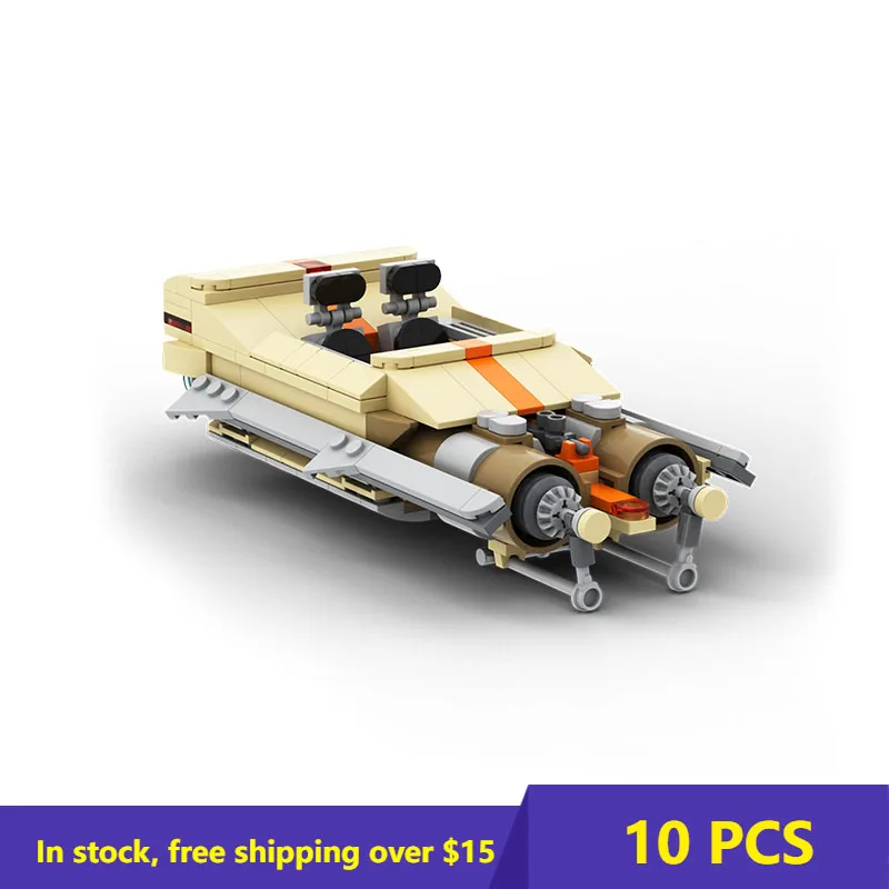 

Конструктор MOC Interstellar Star Station WW-25L Air Speeder, строительные блоки, транспортное средство, наземные воздушные летные блоки, детская игрушка, подаро...