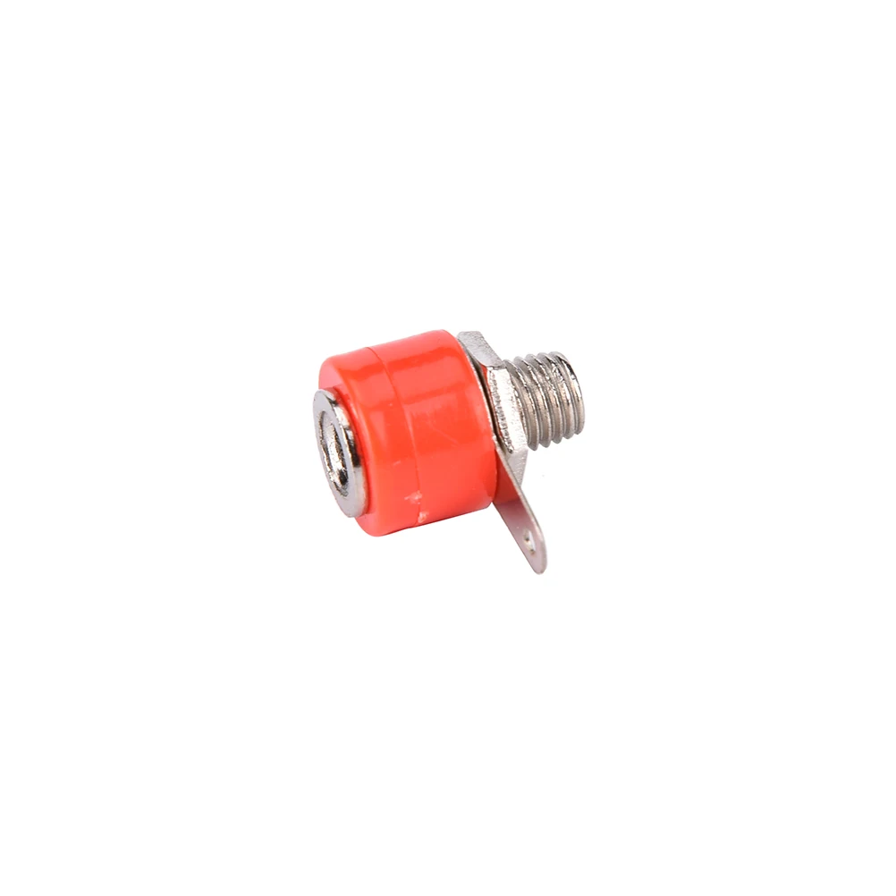 

JETTING 10Pcs 4mm Banana Panel Socket Test Probe Binding Post Nut Plug Jack Connector Drop Shipping