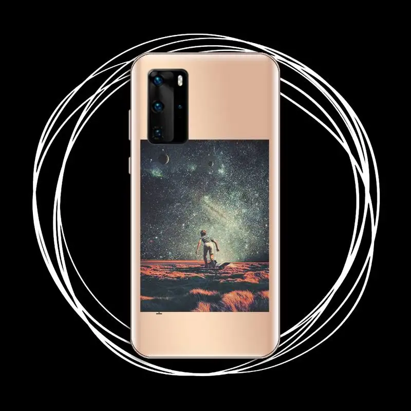 

Interesting life and universe Phone Case Transparent for Huawei P honor 8 10i 20 30 40 smart 2019