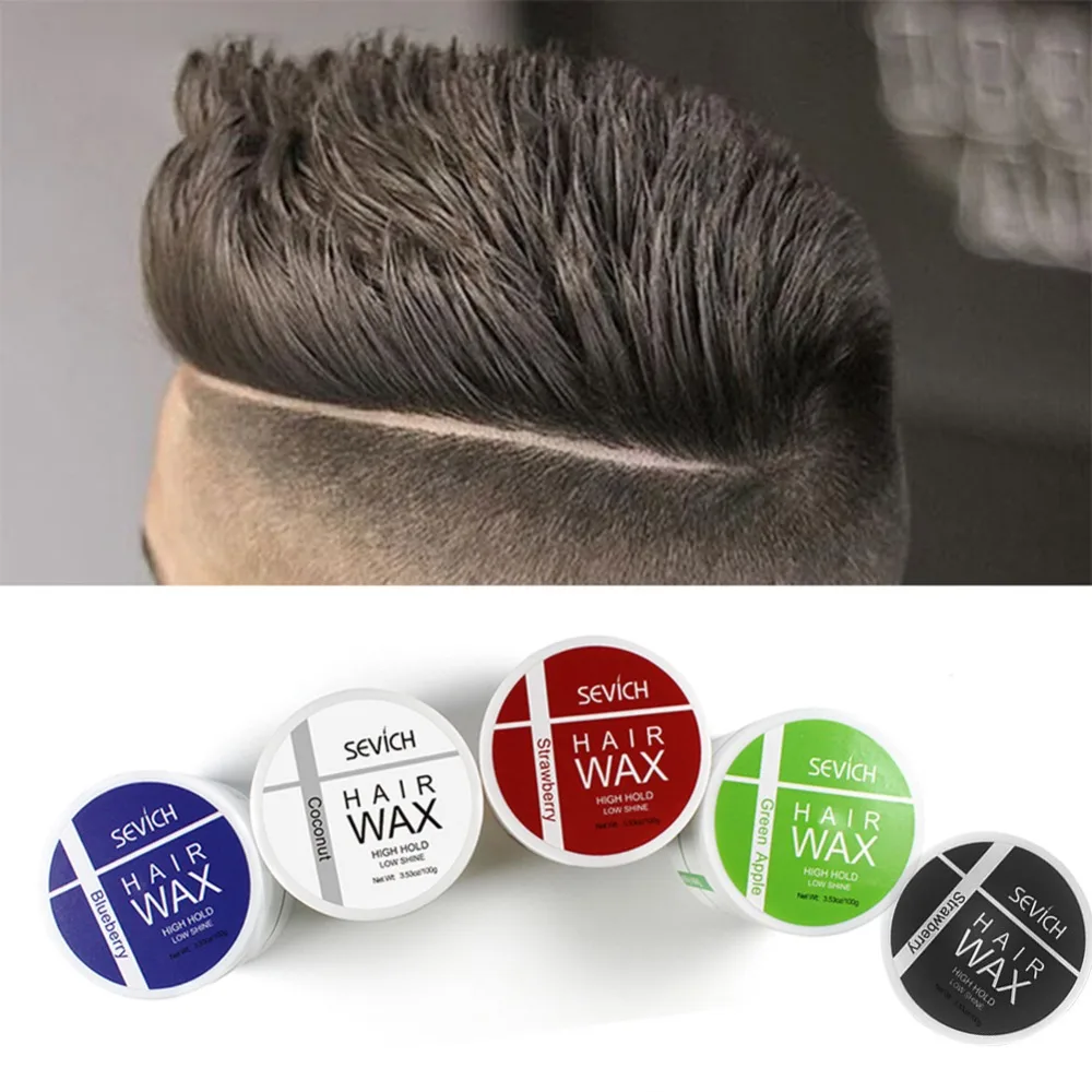 Hair Wax Natural Hairdressing Wax Styling Cream Hair Tools For Men 100g Hair Styling Clay Hair Pomade Slicked Keep Hair Men Oil