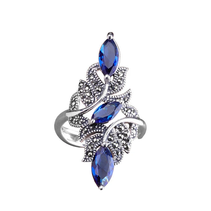 Новинка 2019 модные элегантные ювелирные украшения для женщин в виде синей