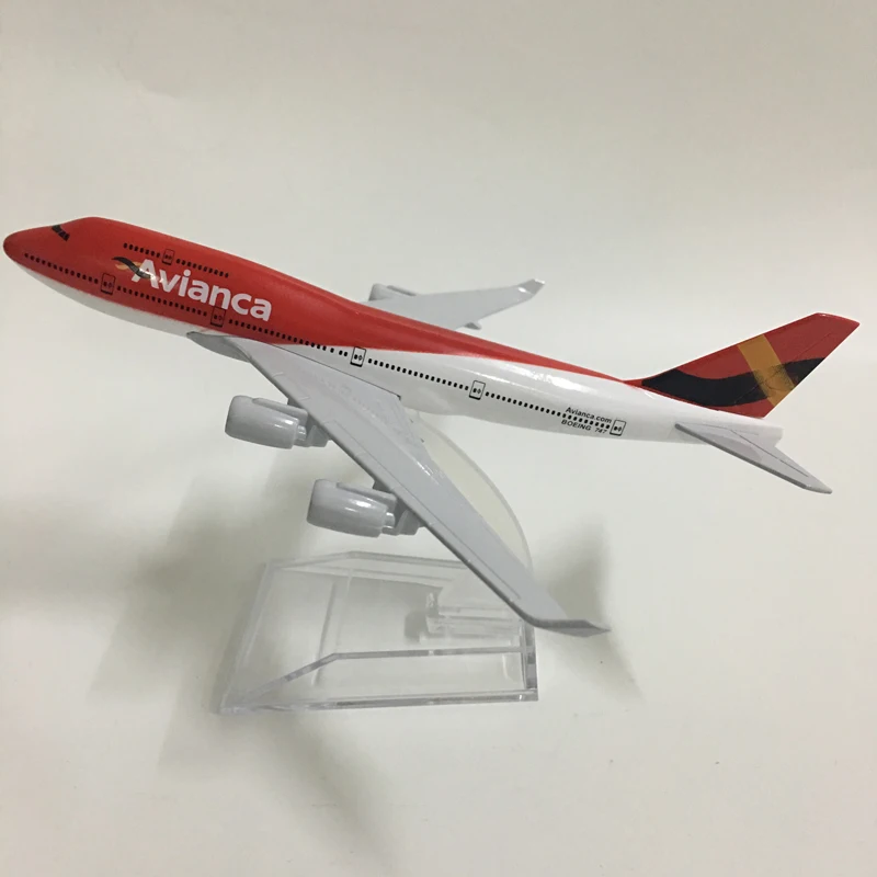 JASON TUTU 16 см AVIANCA COLOMBIA Boeing 747 модель самолета Модель аэроплана самолет литая под
