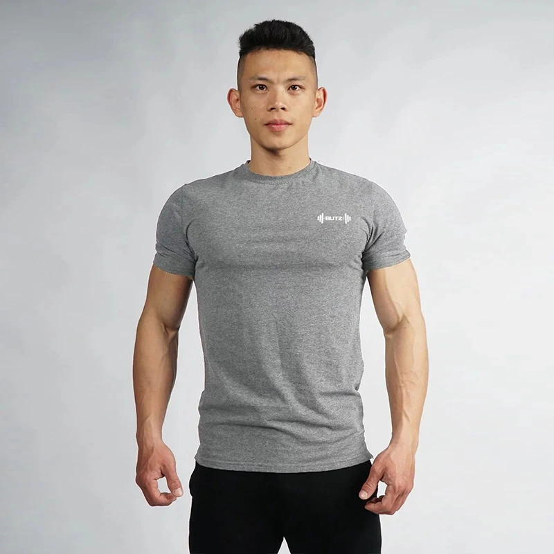 Футболка мужская Спортивная для бега тренировочная с коротким рукавом