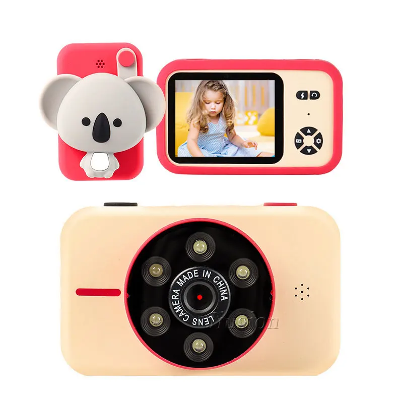 

AI Intelligent Mini Children Camera 1080P HD Video 2.4'' Dual Lens Digital Recorder Vlog Cam Toy for Girl Boy Fotografica Gift