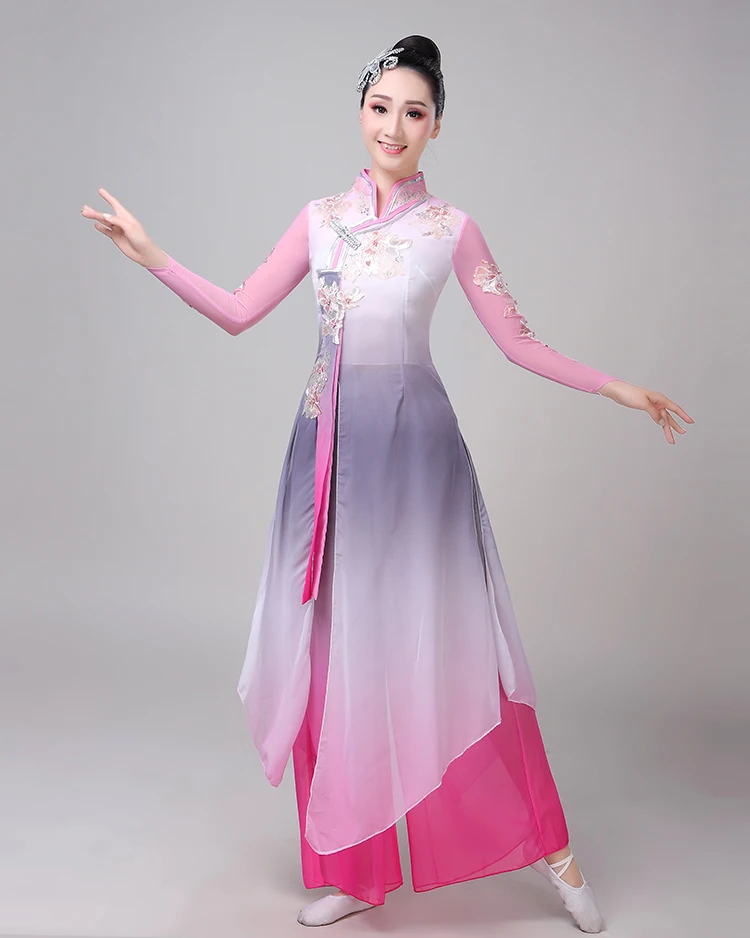 Костюм ханьфу для классических танцев в китайском стиле Женский элегантный
