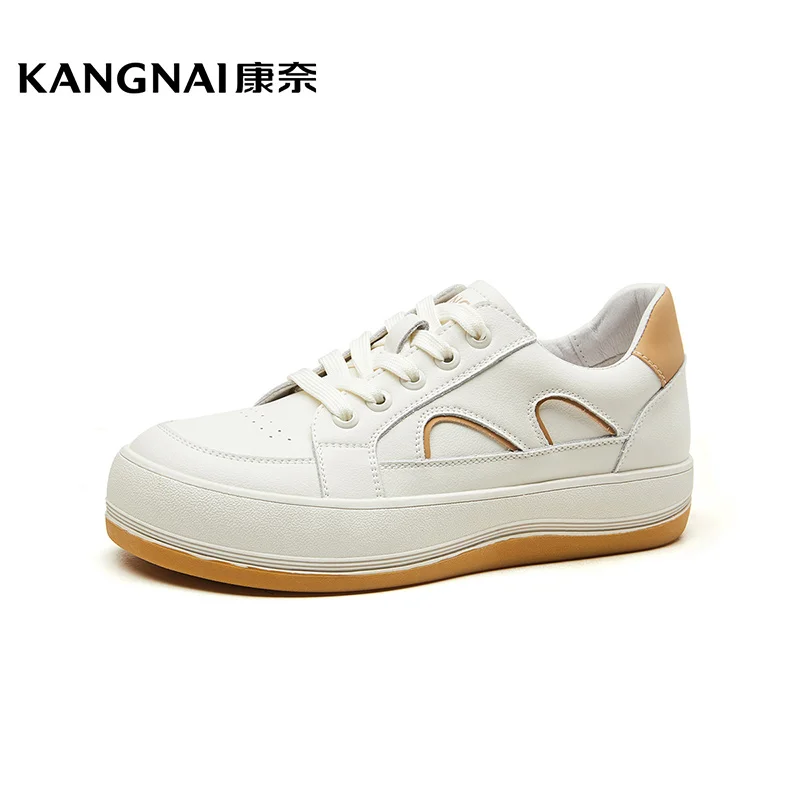 

Женские кроссовки на плоской платформе со шнуровкой, разные цвета