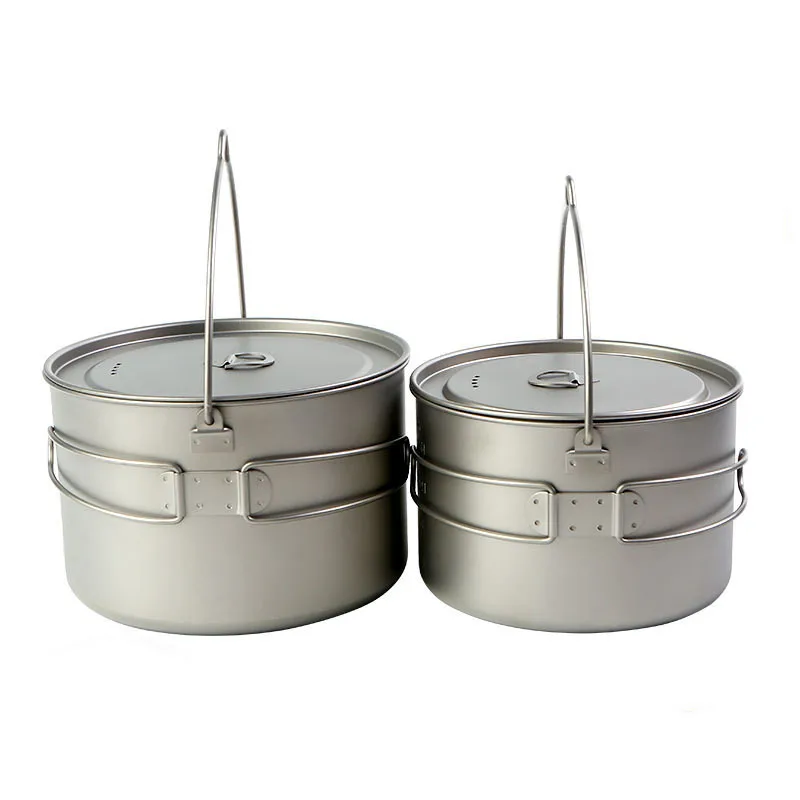 

Подвесной горшок из чистого титана, складной фотогоршок для кемпинга