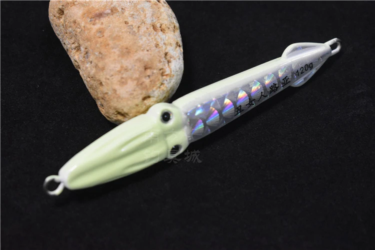 Рыболовные снасти фосфоресцирующая приманка лазерный светящийся кальмар 150/200 г