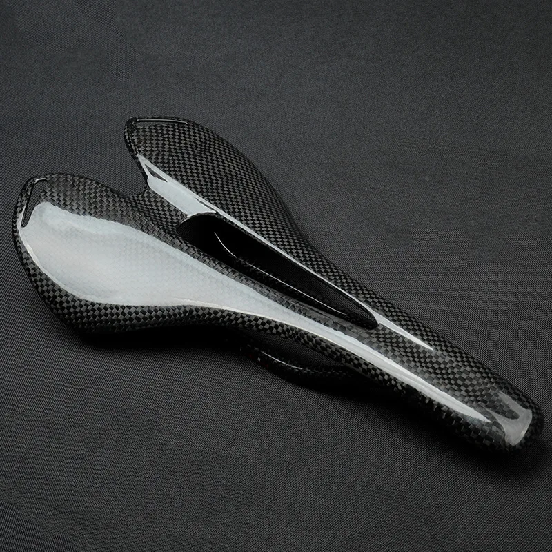 

Road Bike Saddle Full Carbon Fiber Bicycle Hollow Seat Cushion Riding Equipment Accessories Mountain Bike Seat Cushion