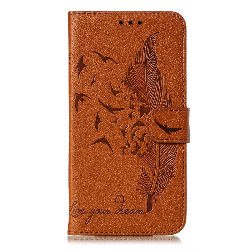 Brown Чехол-книжка для телефона Xiaomi mi 9 9 SE CC9 CC9e A3 LITE Red mi K20, чехол-книжка для телефона Red mi 7 7A Y3 Note 7 Pro 7S - Цвет: Brown