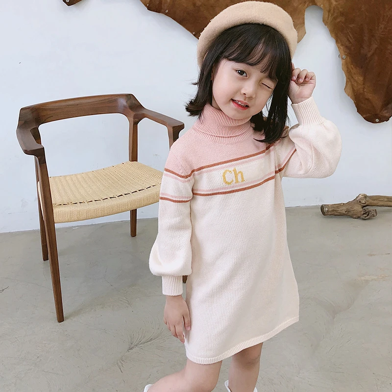 Роскошный фирменный дизайн милое платье для девочек зимнее теплое принцессы с