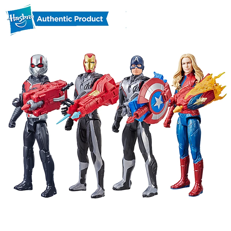 Hasbro Marvel Мстители 12 дюймов эндшпиль Titan Hero power FX Капитан Америка Железный человек Человек-муравей Капитан Marvel детская игрушка подарок