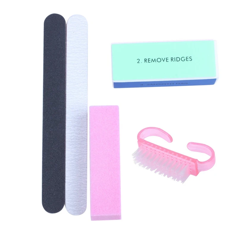 

5Pcs Nail Set Nail Polishing Tofu Block Polishing Article Manicure Kit