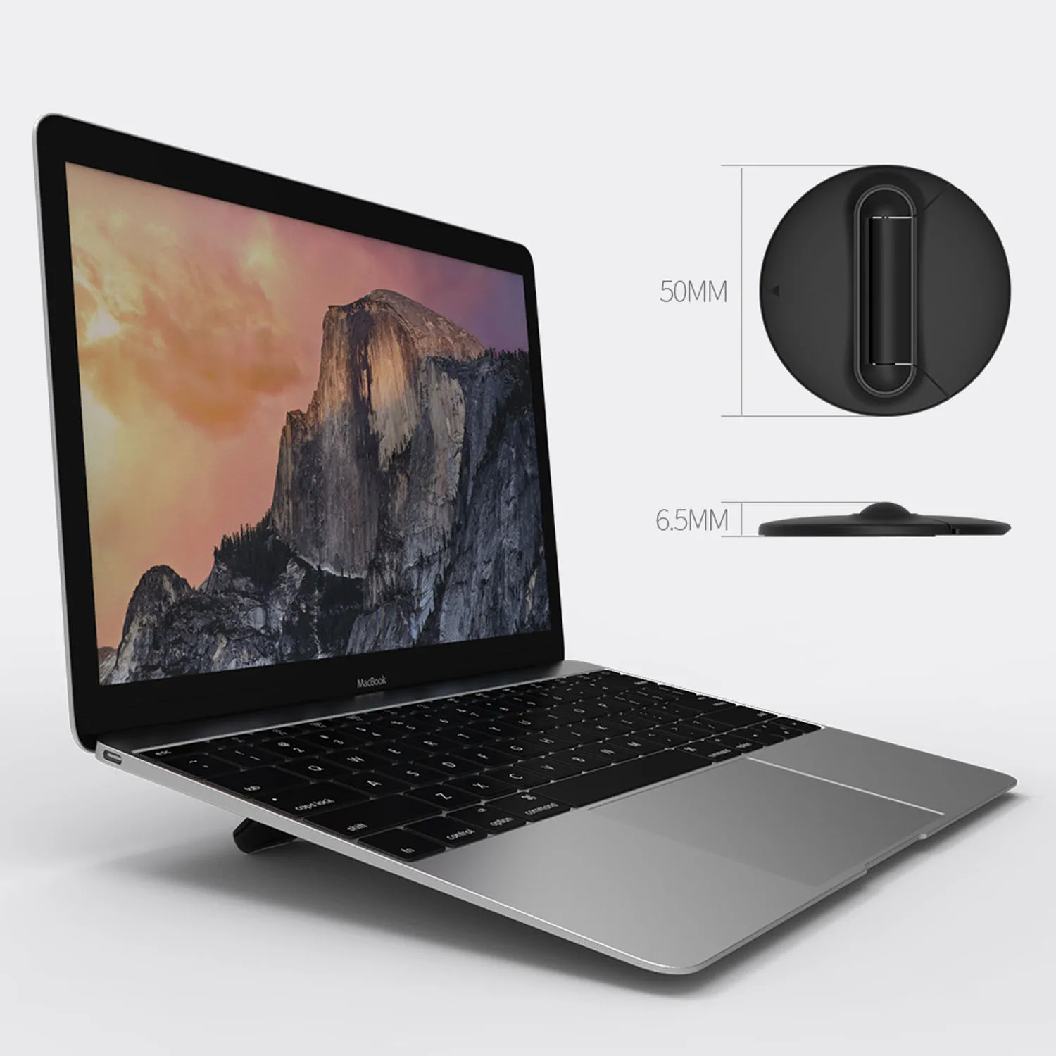 Портативный Невидимый складной держатель для ноутбука Besegad 2 шт. подставки кулеры