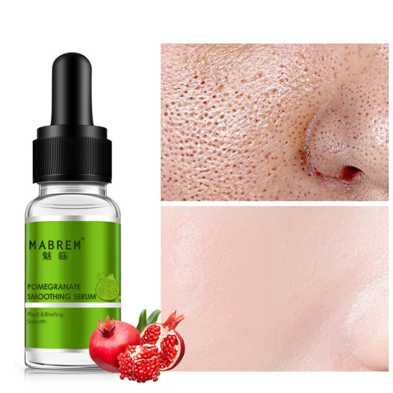 

10ml Pomegranate Fine Pores Face Serum Whitening Plant Skin Care Anti Aging Anti Wrinkle Cream Reduce Acne Marks Care