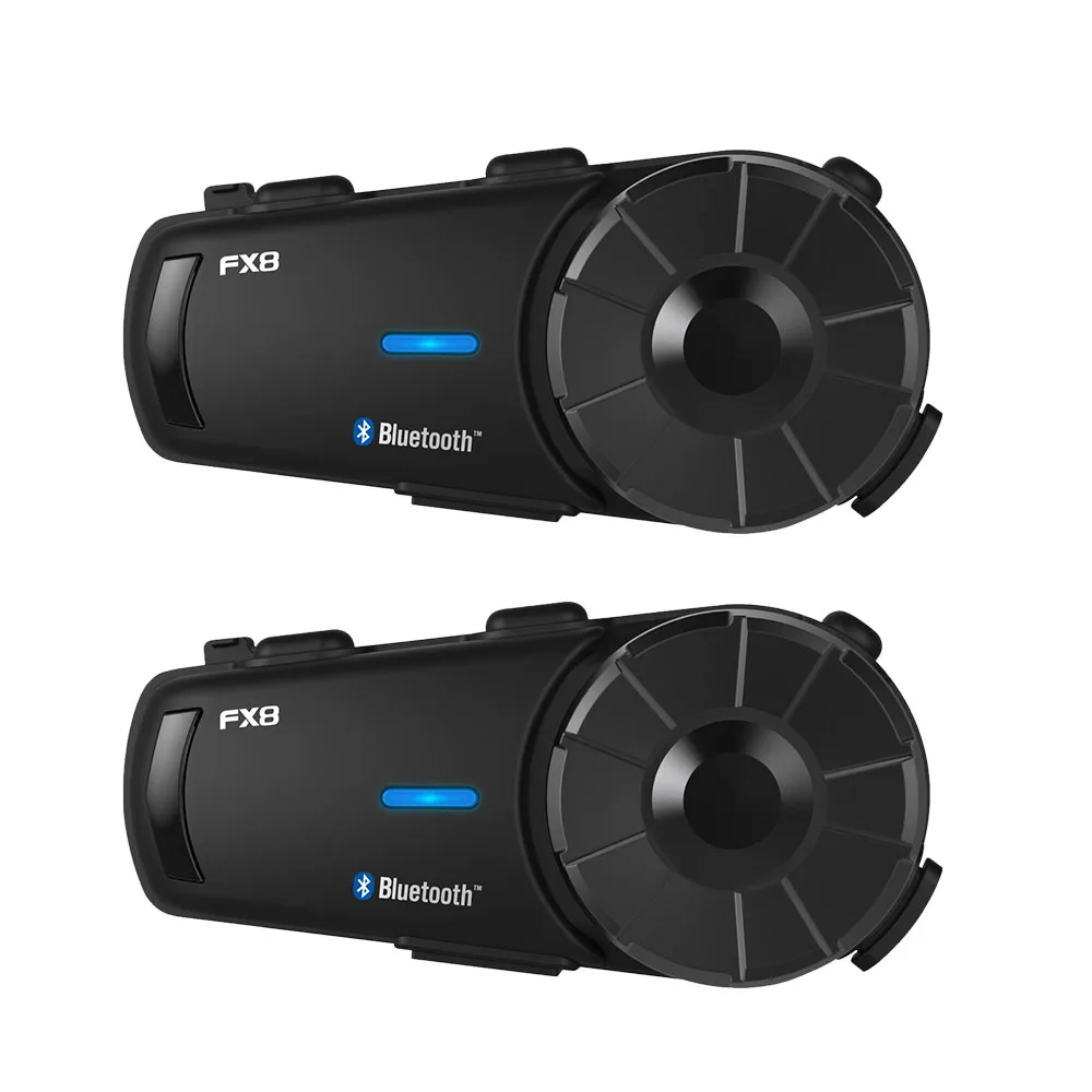 Fodsports 2 шт FX8 мотоциклетный шлем Bluetooth Интерком Мото шлем гарнитура 1000 м 8 Rider BT Intercomunicador FM