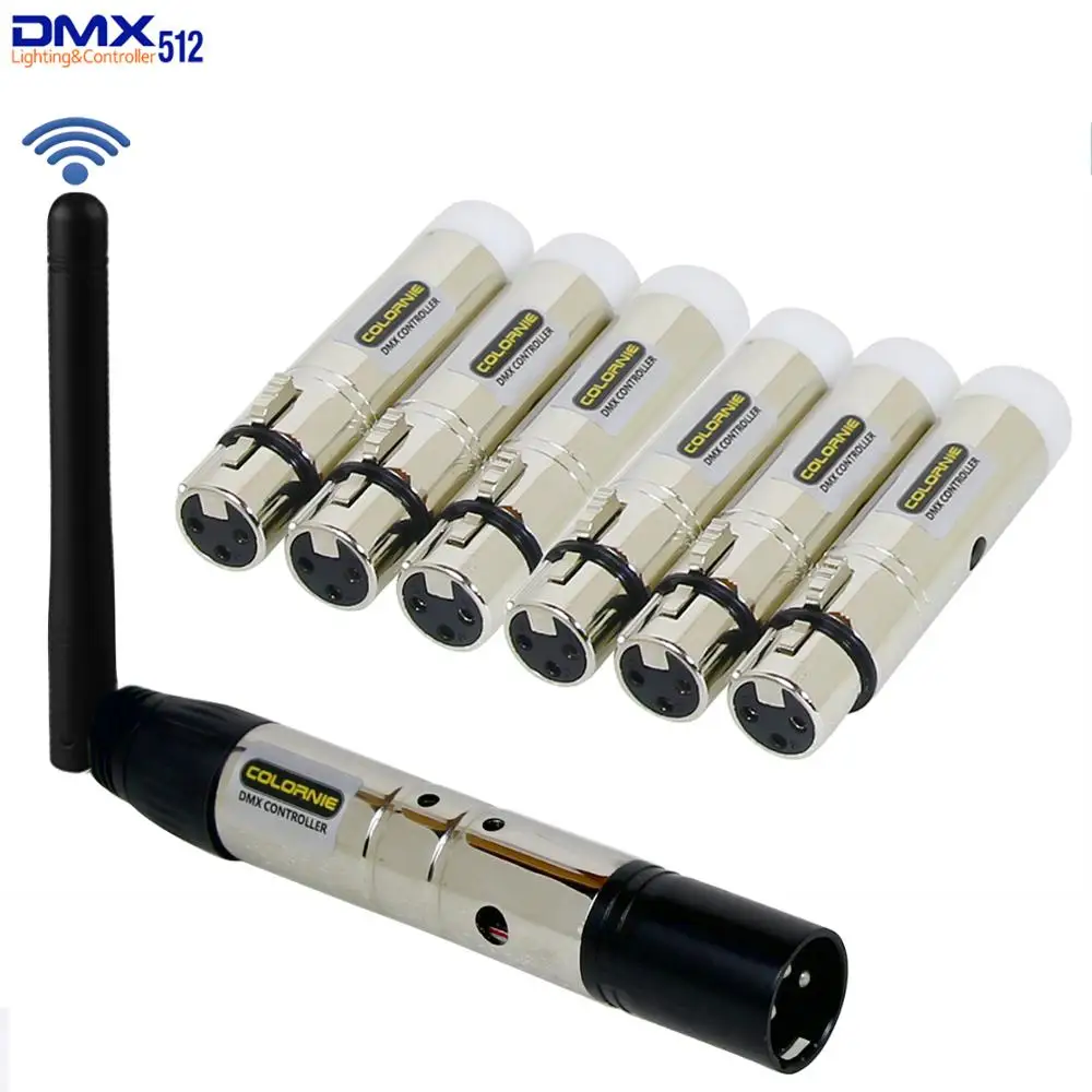 2,4G ISM Dmx контроллер беспроводной Dmx приемник передатчик DMX512 сигнал для DJ Luces диско светильник движущаяся головка