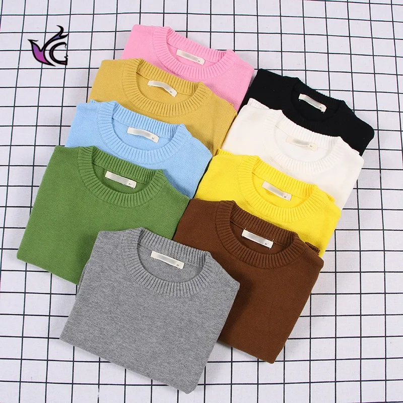 

Детский свитер Yg, новый осенний Повседневный свитер для мальчиков и девочек 1-3 лет, хлопковый пуловер, свитер яркого цвета