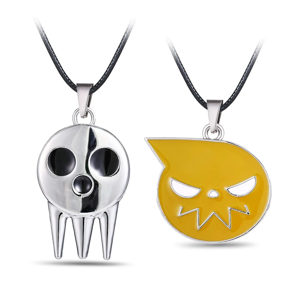 

Ожерелье аниме Пожиратель души смерть Детская Подвеска металлическое ожерелье рождественские подарки для девочек женщин на Хэллоуин