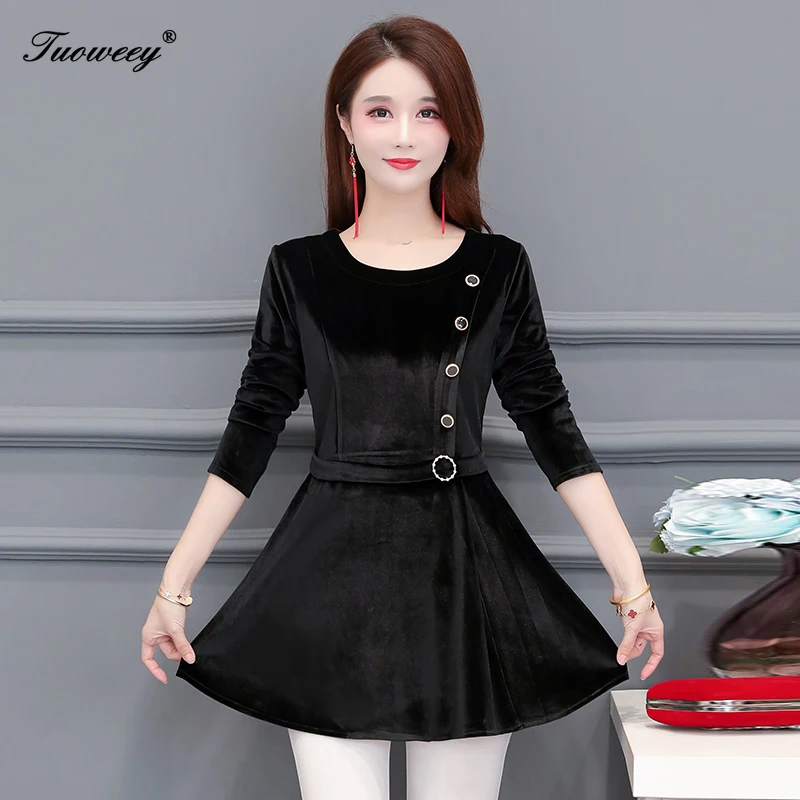 

2020 Spring solid Women's o-neck elegant button plus size Mesh Blouse Women Tops Long Sleeve loose Shining 5XL Shirt Fashion