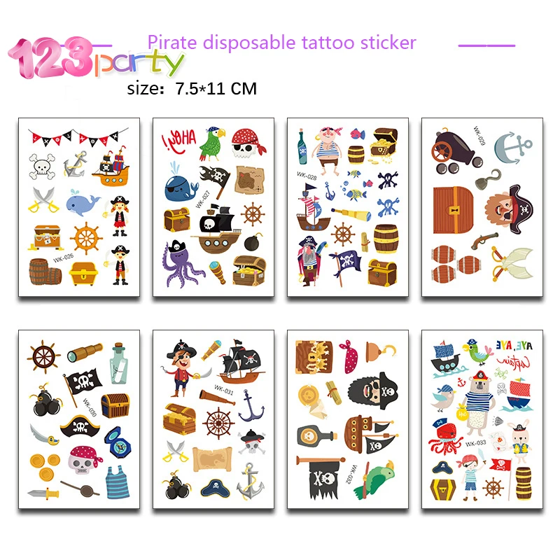 10 шт изысканный прочный мультфильм портативный нетоксичный стикер татуировки