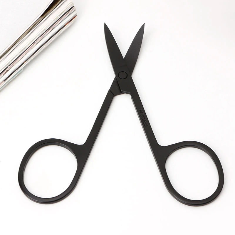 Ножницы Профессиональные для маникюра изогнутые ножницы ногтей бровей носа