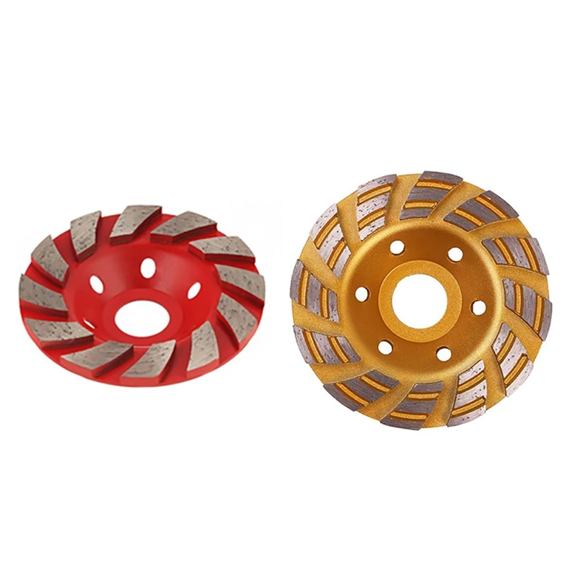 

2Pc Diamond Grinding Wood Carving Disc Wheel Disc Bowl Shape Grinding Cup Concrete Granite Stone Ceramic Cutting Disc