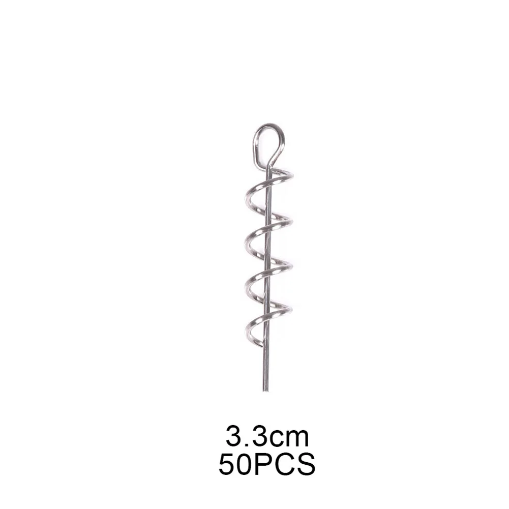 

Centering Spring Lock Pin Lure Bait Worm Crank 50pcs Fishing Hook Useful