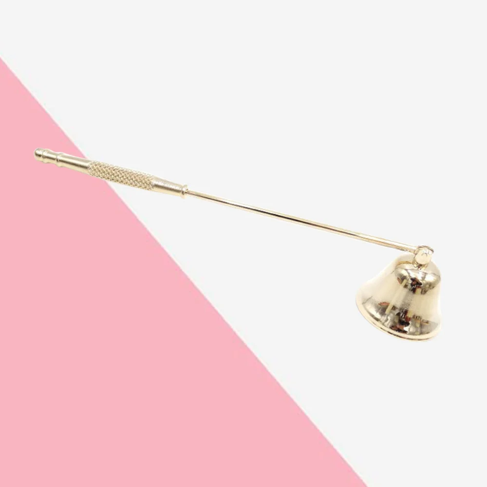 

Stainless Steel Bell Candle Snuffer Wick Snuffer Candle Cutter Bell Shaped Wick Extinguisher