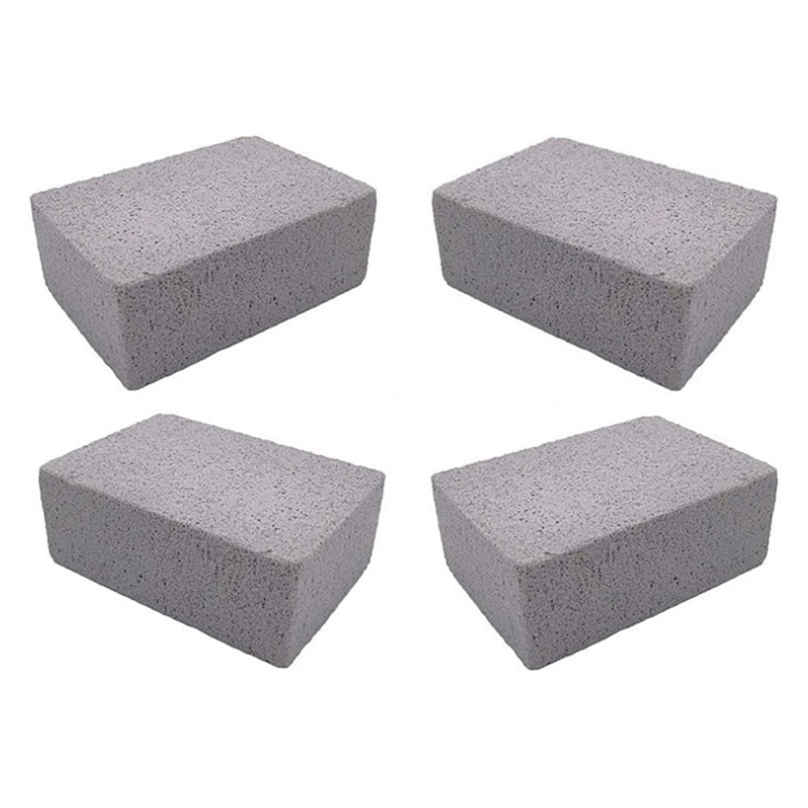 

Newly Grill Griddle Cleaning Brick Block 4pcs Grill Cleaning Brick De-Scaling Cleaning Stone for Removing Stains BBQ Cleaning