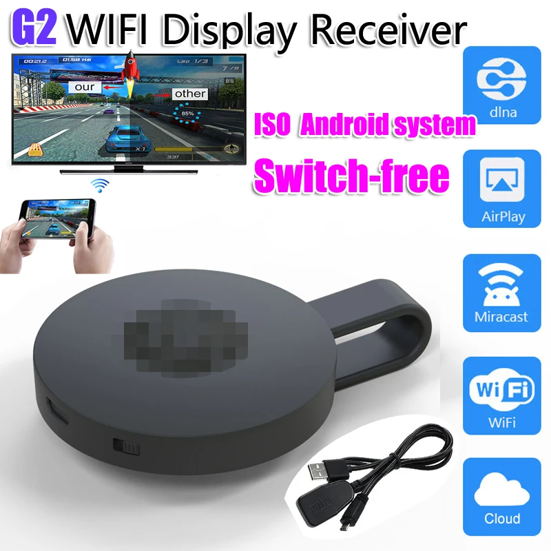 

Новинка 2021, ТВ-адаптер G2 M2 Plus, ТВ-приемник с поддержкой HD-телевизора Miracast, ТВ-адаптер, ТВ-флешка для ios, android, переключатель без необходимости