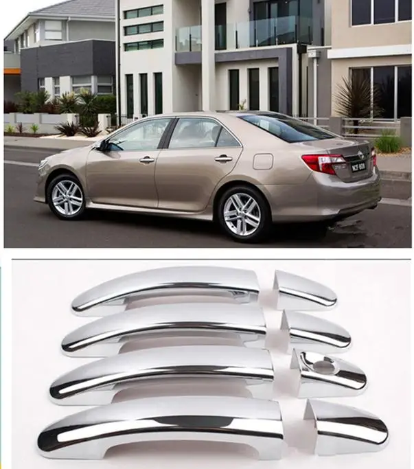 Подходит для Toyota Camry 2012 2013 2014 новая хромированная Автомобильная боковая дверная
