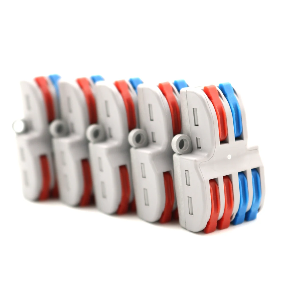 5 шт/лот Мини Быстрый Соединитель проводов универсальный разъем кабеля проводки