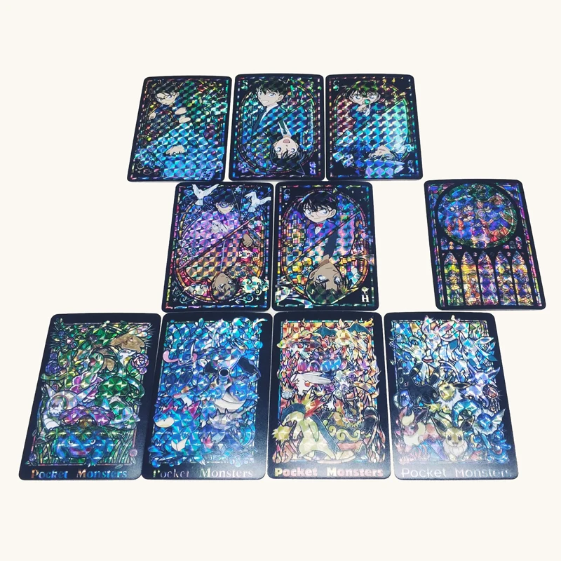 10 шт. анимация Покемон Драконий жемчуг детектива Конан Церковный Стиль Красочные
