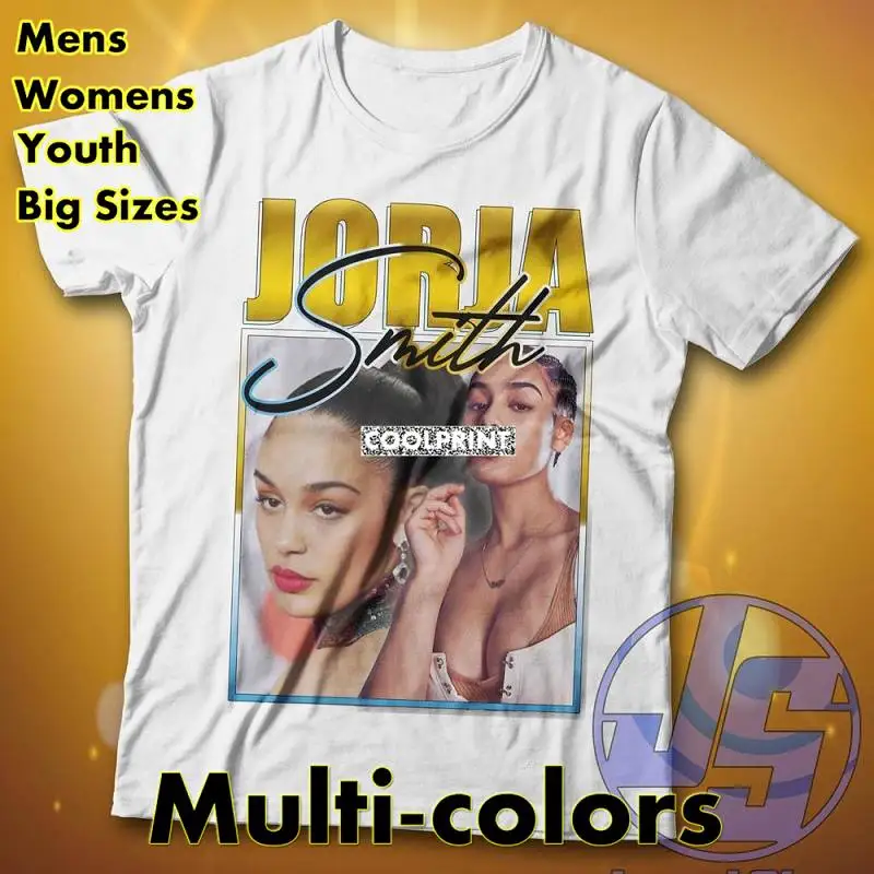 

Футболка Jorja Smith в винтажном стиле, Вдохновляющие майки Jorja Smith, мужские футболки оверсайз, новые футболки с принтом