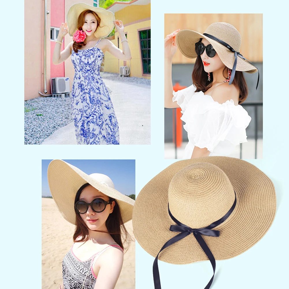 Соломенная шляпа для путешествий на открытом воздухе с широкими полями