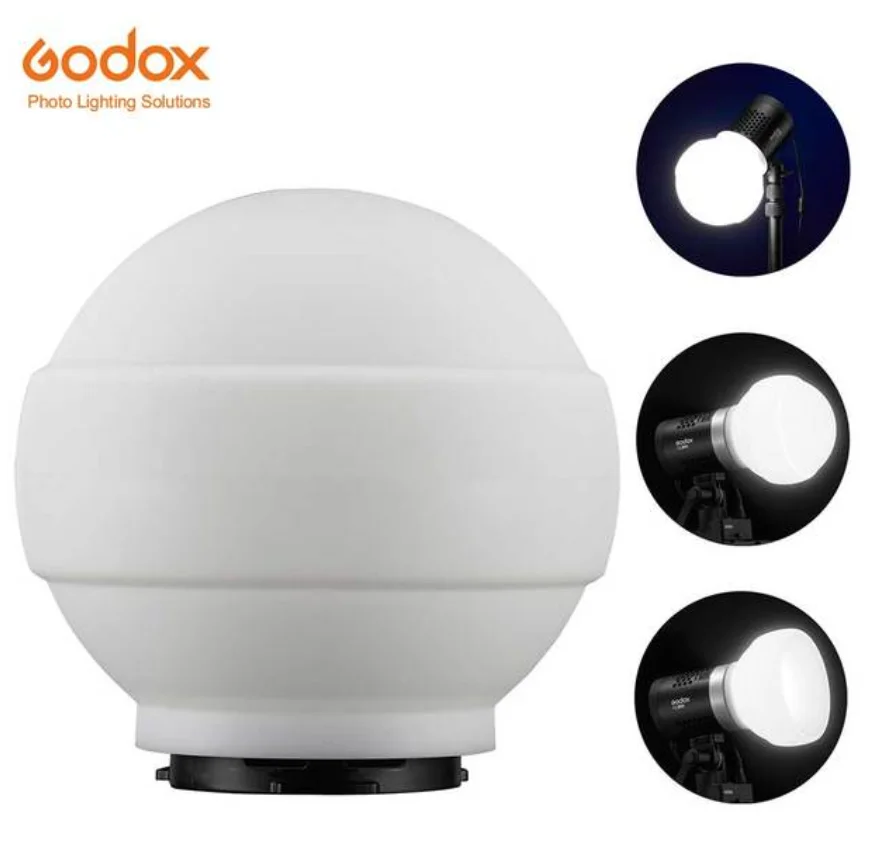 Фото Godox ML-CD15 ML-CS162 Комплект диффузионных куполов из силикагеля для ML30 MLBI ML60 BI V1 V1pro V100 V860III-S TT685S AD300PRO AD400PRO №3