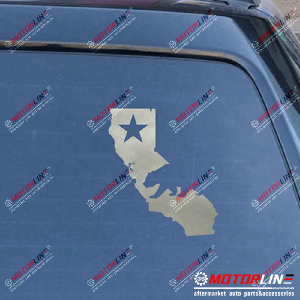 (2) 10 см Калифорнийский медведь Республика Кали наклейка автомобиля винил