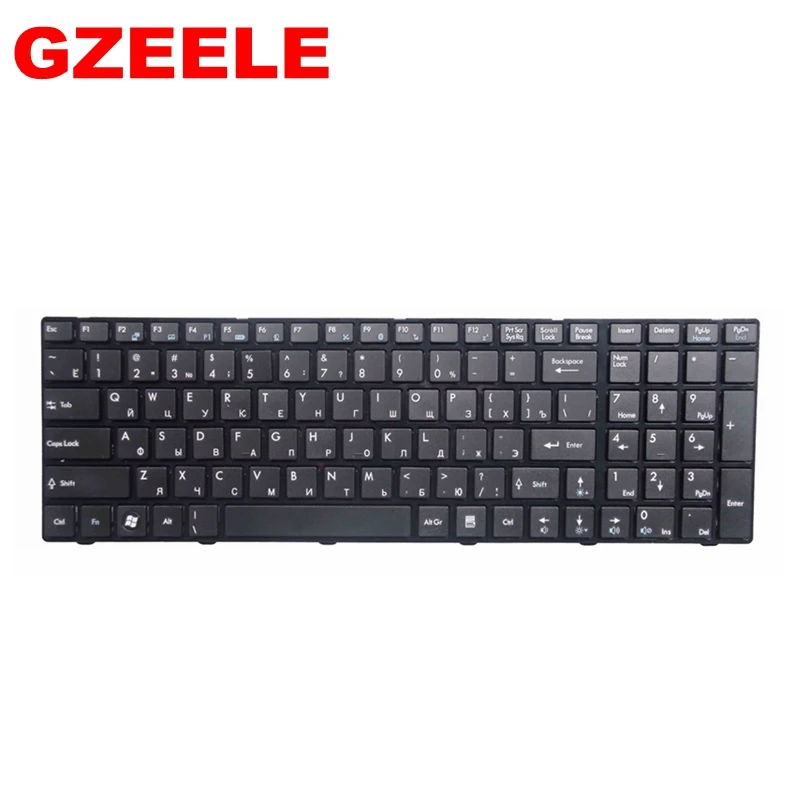 Русская клавиатура для MSI A6200 CR620 CX705 S6000 MS-1681 MS-1736 MS16GB MS16GA черный RU Клавиатура