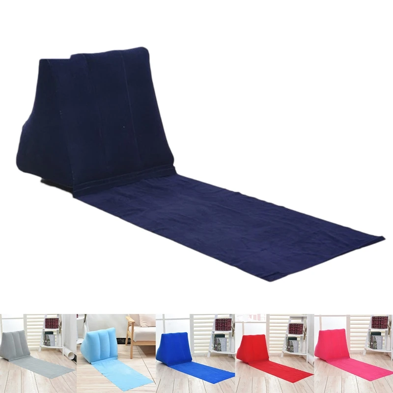 

Складной мягкий Надувной Пляжный коврик, праздничный кемпинг, отдых, подушка на спинку, стул, Воздушная кровать, матрас для путешествий