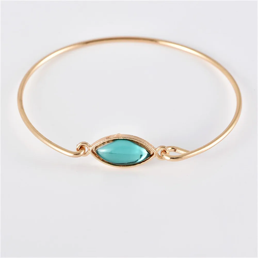 Браслет женский многослойный с цветными камнями Ювелирное Украшение в стиле