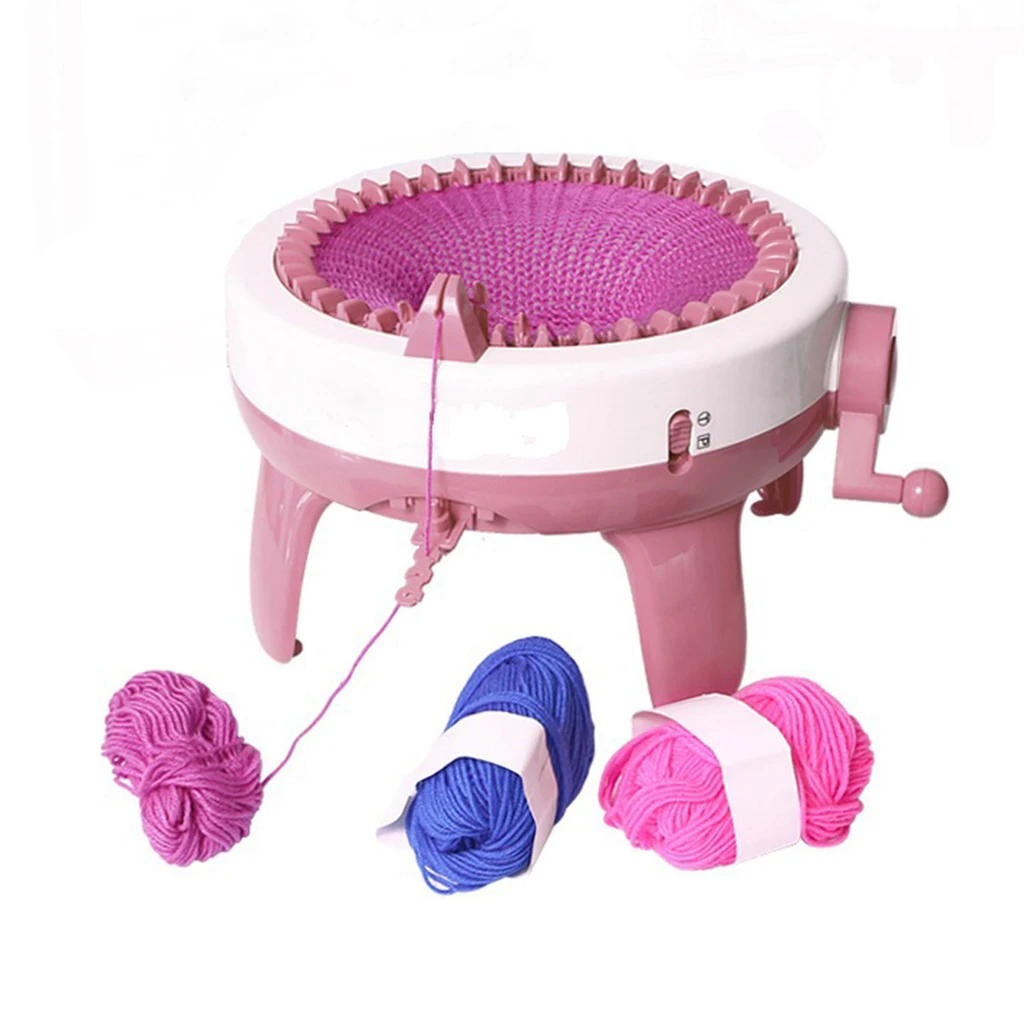 

DIY Knitting Machine, 40 Needles Mini Knitting Machine Weaving Knitting Loom for Hat Scarves - Great Gift for Children