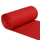 Одноразовая красная ковровая дорожка, коридор ковер для фойе гостиницы, ширина 1 м x 50 м, для свадебного банкета, текстиля, выставки, мероприятия