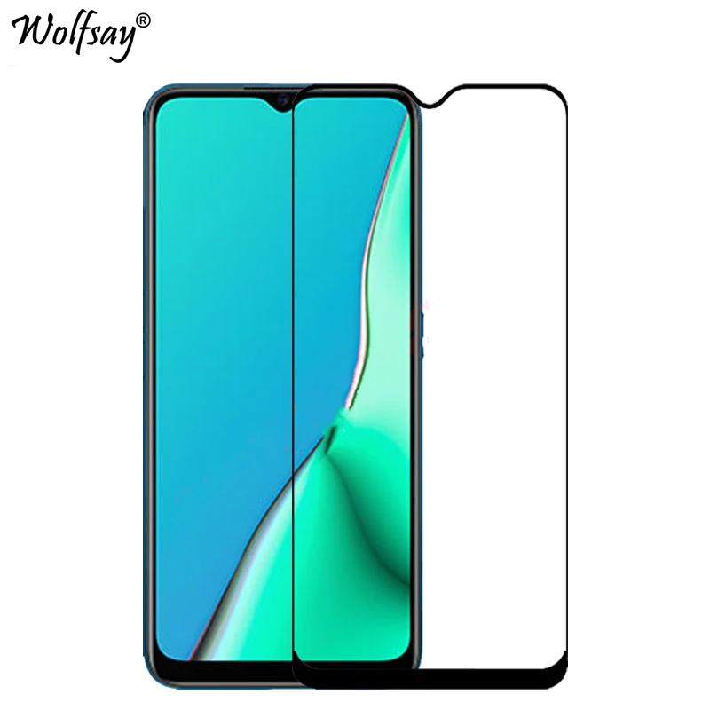 Защитное стекло 9H для Oppo A9 2020 закаленное (2020) защитное с полным покрытием A5