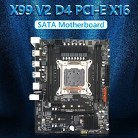 x99 v2 d4 pci express x16 motherboard h81 chip mainboard set kit with baffle support for xeon e5 2620 v3 lga2011 3 cpu