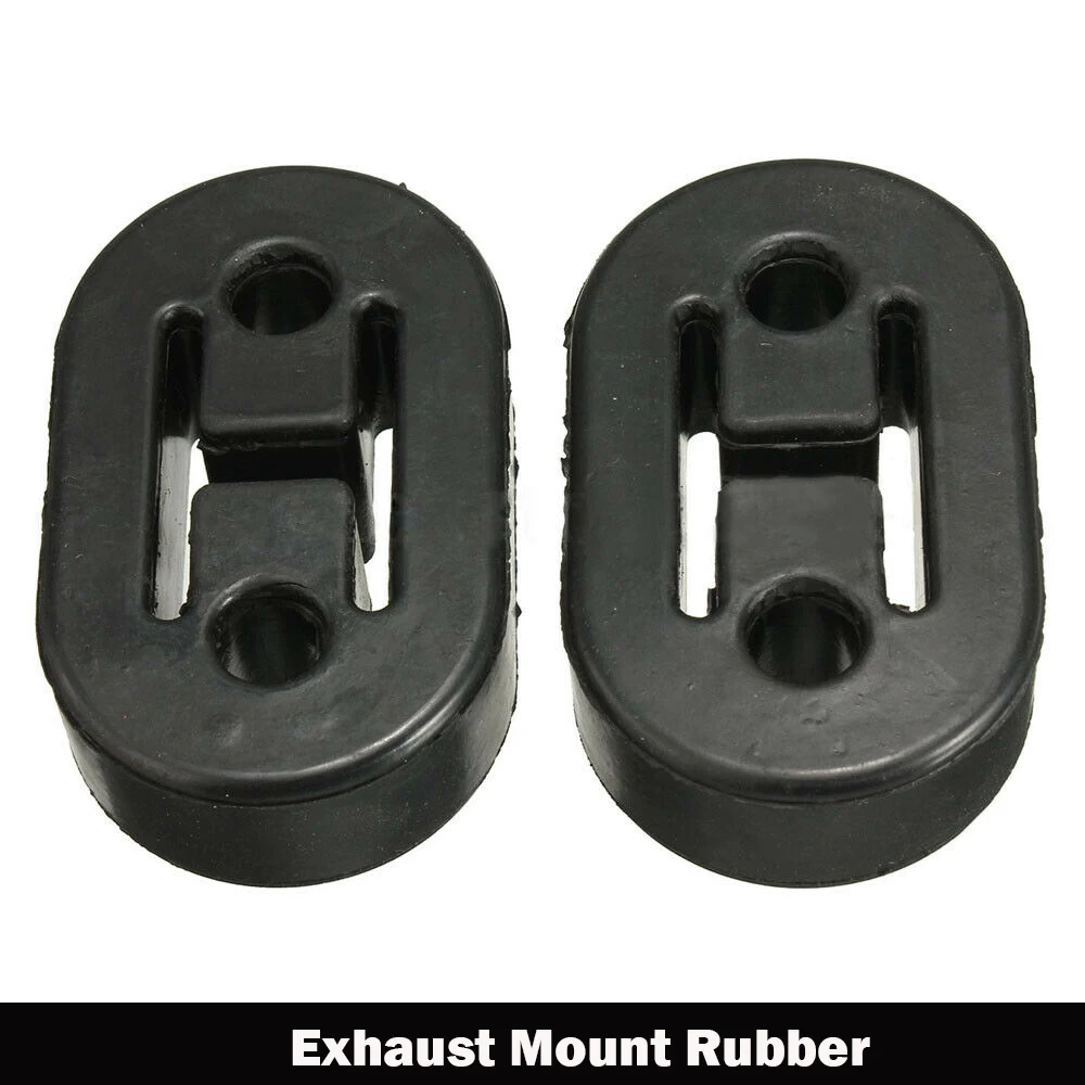 

2 шт. Универсальный кронштейн для выхлопной трубы, кронштейн, изолятор, втулка, втулка, стержень, поддержка 11 мм, 2 отверстия, ремонт автомобиля, полиуретан
